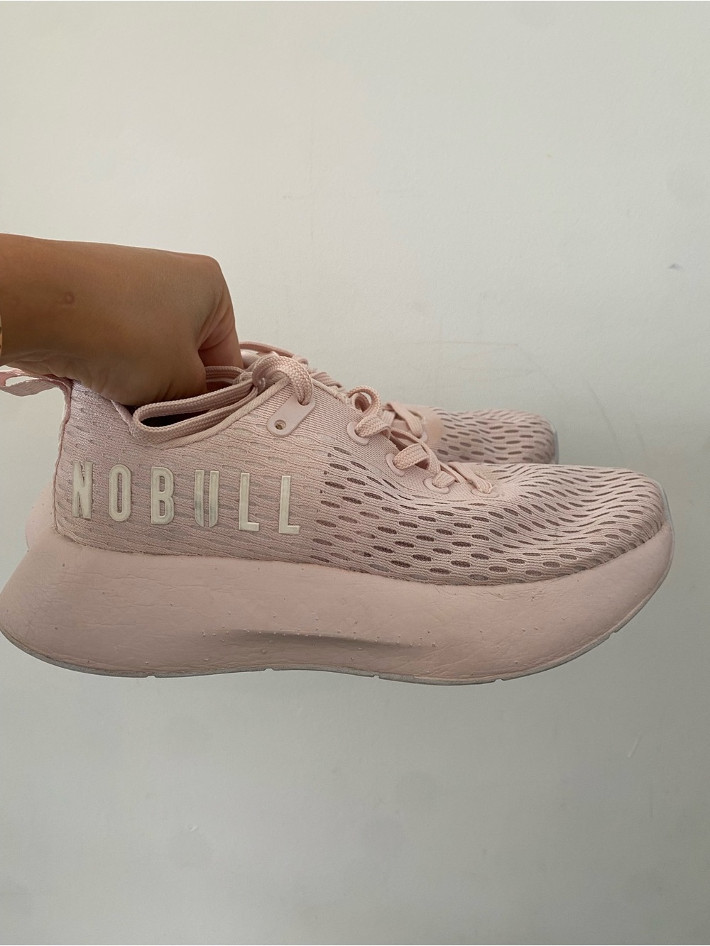 NOBULL Women's Blush Pink Athletic Training Sneakers